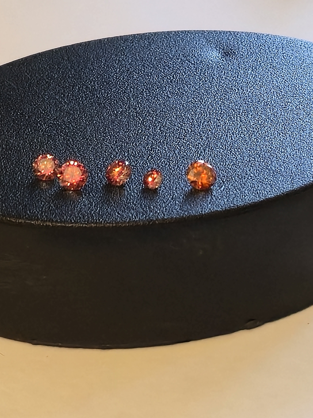 Orange Moissanite Stones- Loose